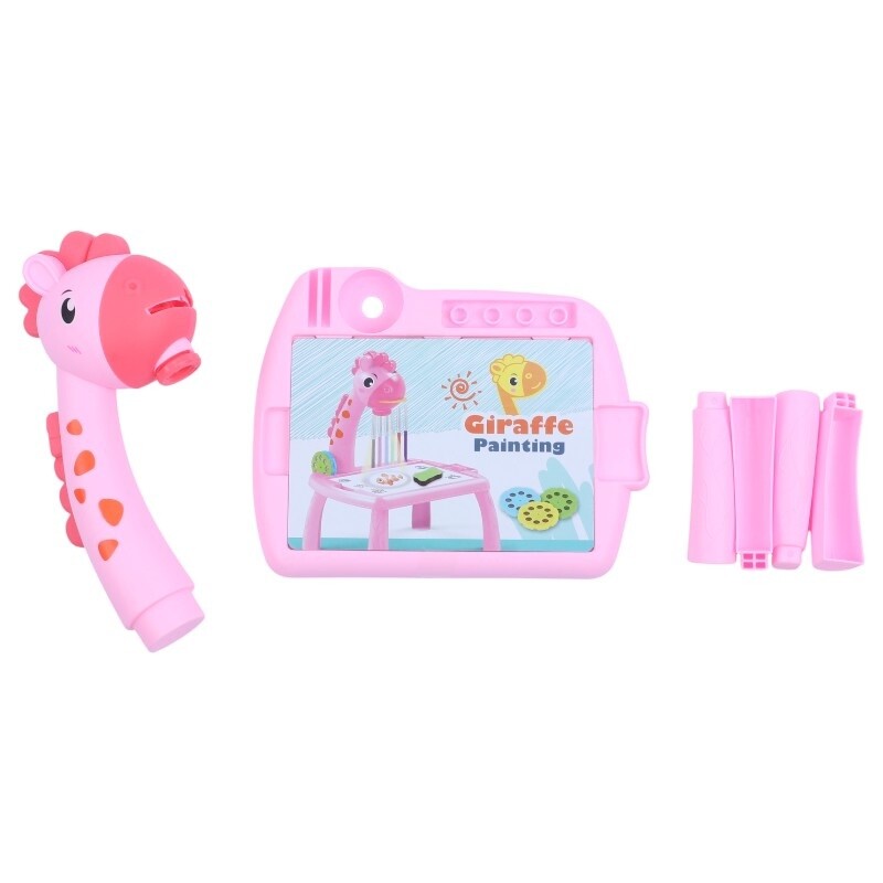 میز نقاشی پروژکتور دار طرح زرافه NO.222-10