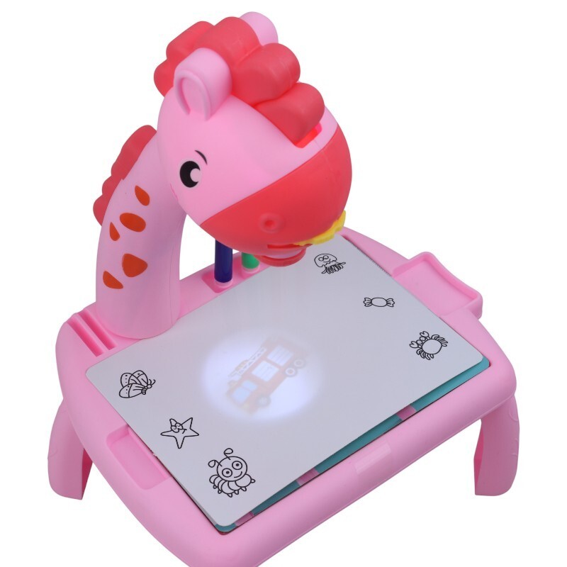 میز نقاشی پروژکتور دار طرح زرافه NO.222-10