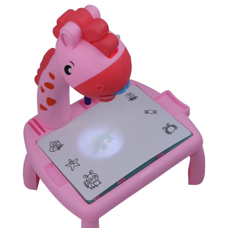 میز نقاشی پروژکتور دار طرح زرافه NO.222-10