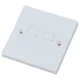 فیس پلیت دو پورت 45 درجه کی نت K-N1125