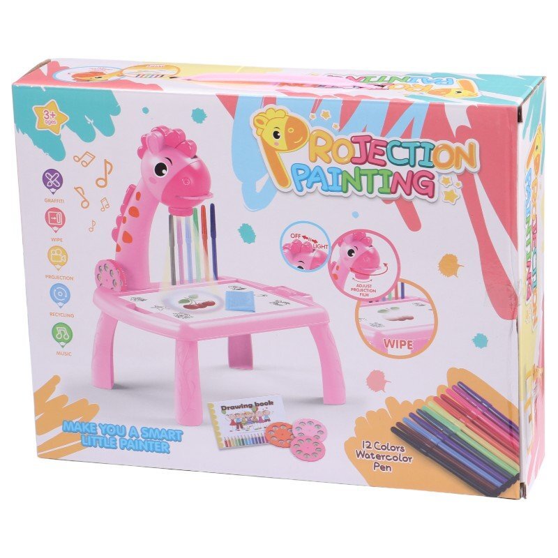 میز نقاشی پروژکتور دار طرح زرافه Rui Feng Ying RFY222-8