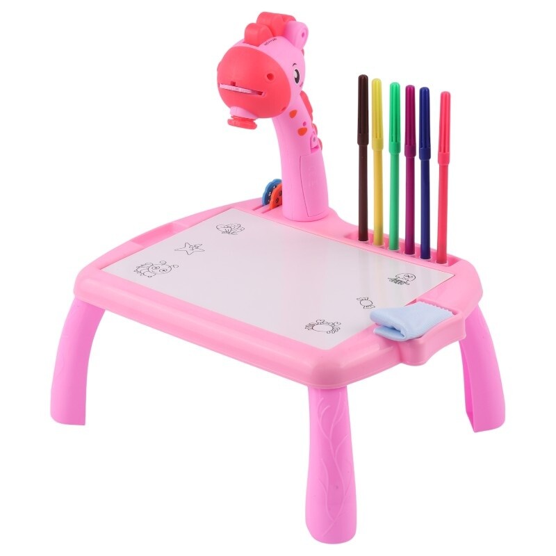 میز نقاشی پروژکتور دار طرح زرافه Rui Feng Ying RFY222-8