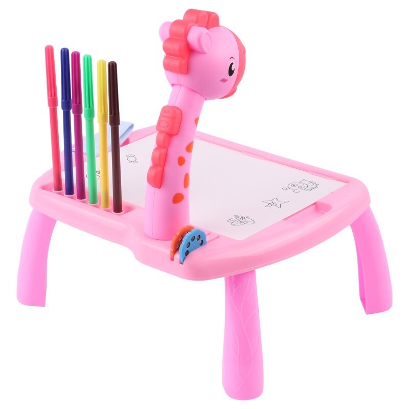 میز نقاشی پروژکتور دار طرح زرافه Rui Feng Ying RFY222-8