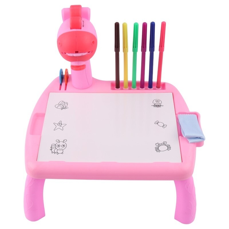 میز نقاشی پروژکتور دار طرح زرافه Rui Feng Ying RFY222-8