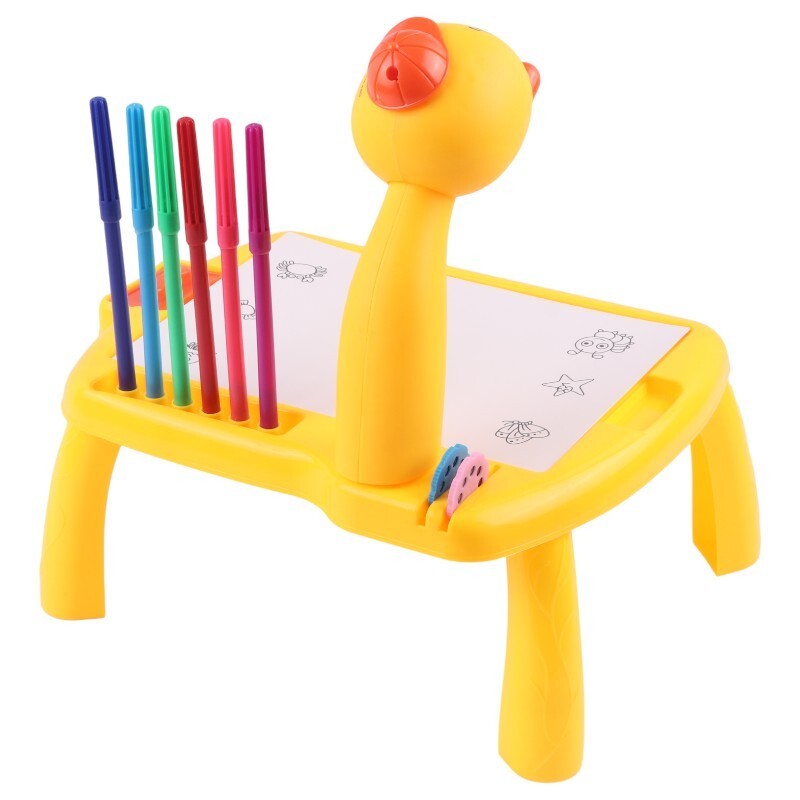 میز نقاشی پروژکتور دار طرح اردک کد RFY222-10