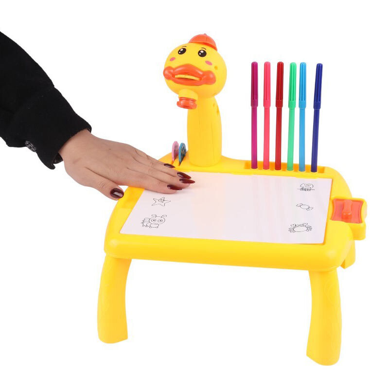 میز نقاشی پروژکتور دار طرح اردک کد RFY222-10