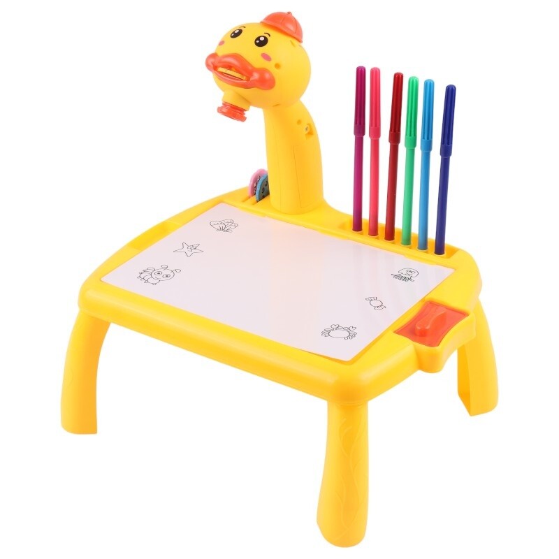 میز نقاشی پروژکتور دار طرح اردک کد RFY222-10