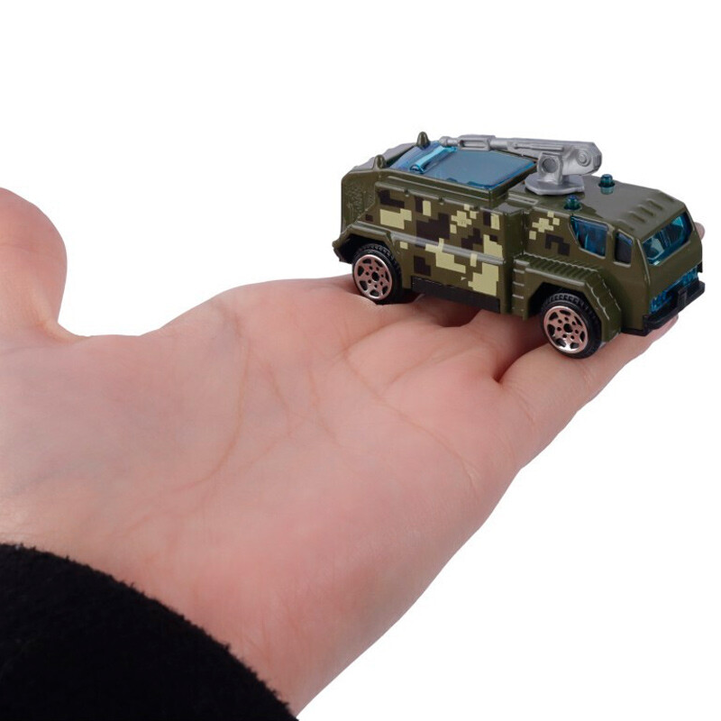 ماشین اسباب بازی جنگی فلزی NO.1215E بسته 6 عددی