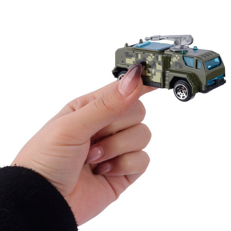 ماشین اسباب بازی جنگی فلزی NO.1215E بسته 6 عددی