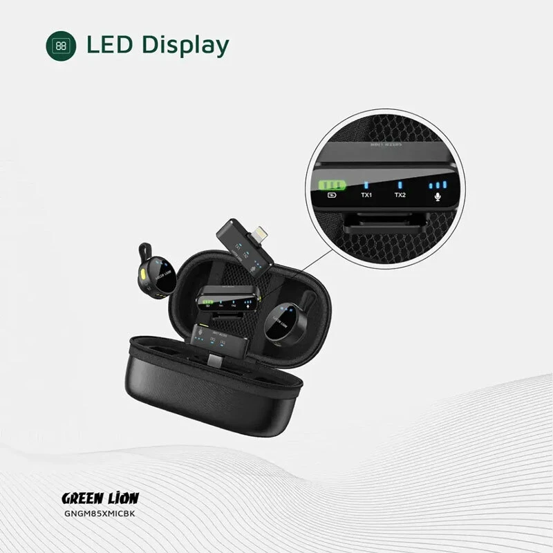 میکروفون یقه ای بی سیم Green Lion GM-85X