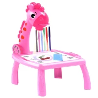 میز نقاشی پروژکتور دار طرح زرافه Rui Feng Ying RFY222-8