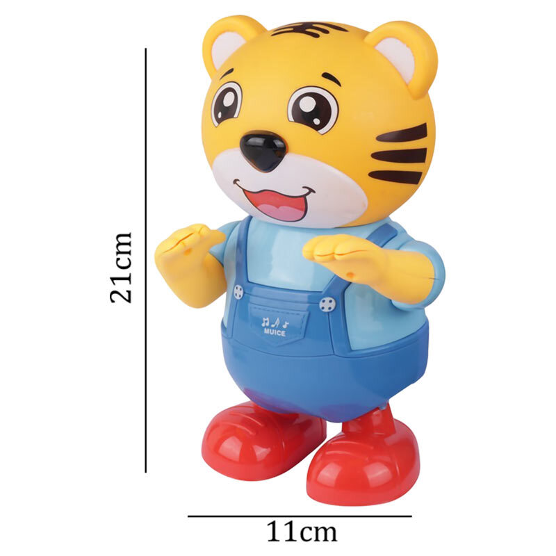 اسباب بازی ببر موزیکال رقاص Yujinlong Cute Tiger No.932A