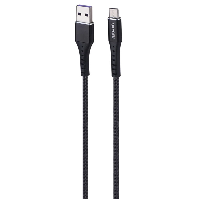کابل تایپ سی فست شارژ 5 آمپر اکسیژن LX-8 طول 1 متر