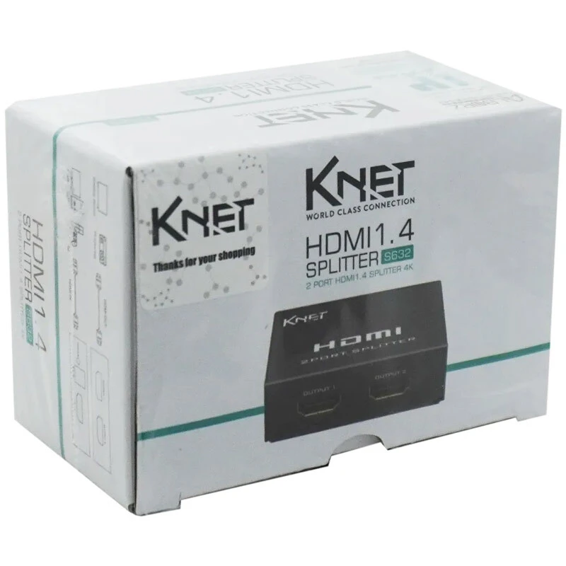 اسپلیتر 2 پورت HDMI کی نت K-S632