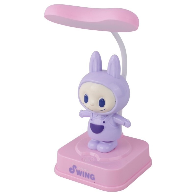 چراغ مطالعه شارژی طرح لبوبو رقاص BEHTOYS-164