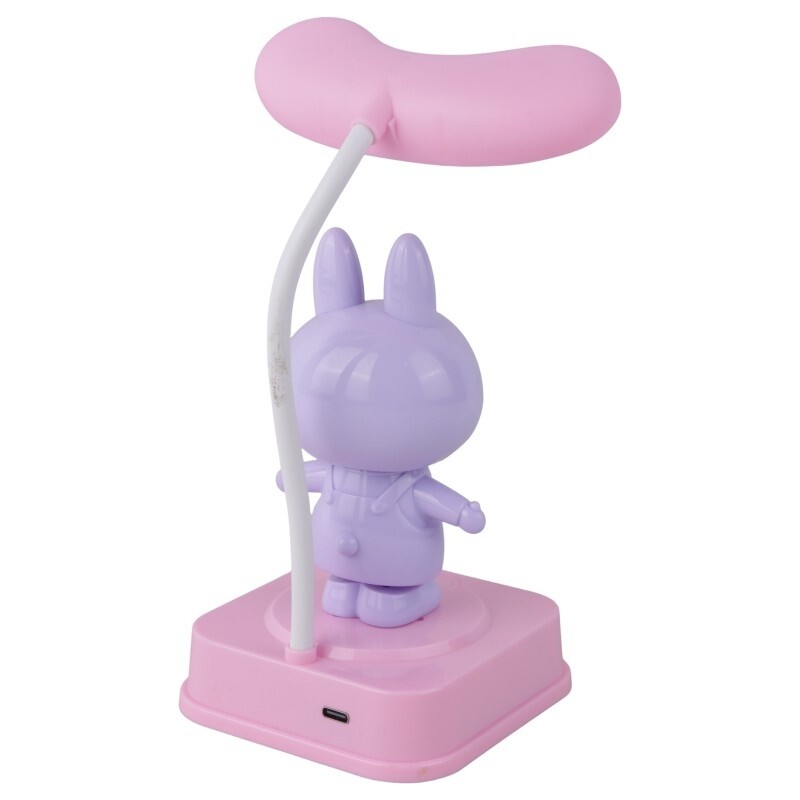 چراغ مطالعه شارژی طرح لبوبو رقاص BEHTOYS-164
