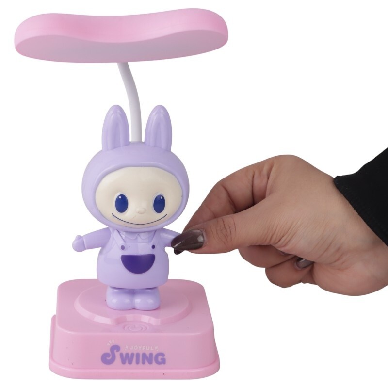 چراغ مطالعه شارژی طرح لبوبو رقاص BEHTOYS-164