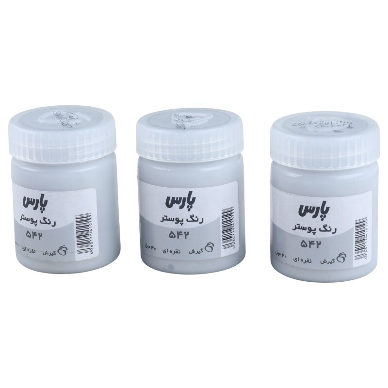 گواش تک رنگ پارس 30 میل بسته 6 عددی