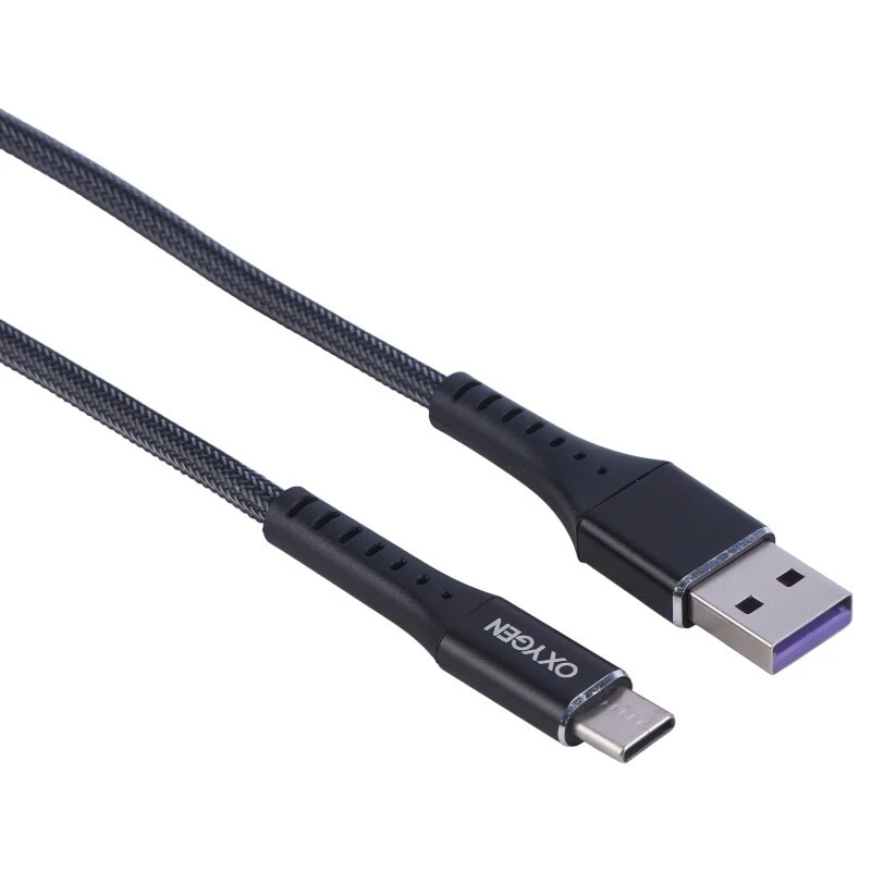 کابل تایپ سی فست شارژ 5 آمپر اکسیژن LX-8 طول 1 متر