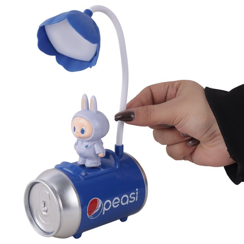 چراغ مطالعه فانتزی شارژی طرح نوشابه ای لبوبو 347G کد 160