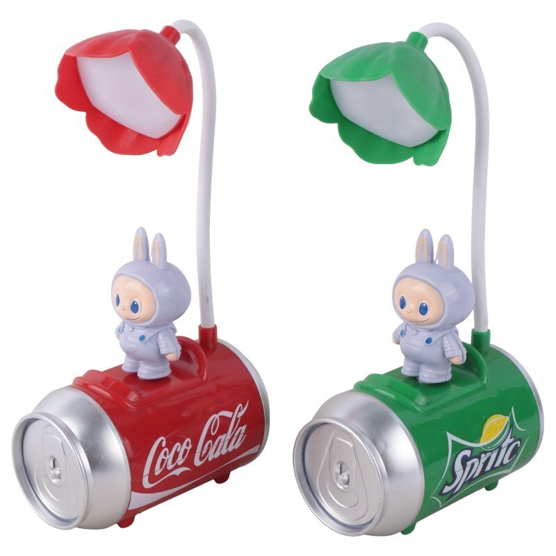 چراغ مطالعه فانتزی شارژی طرح نوشابه ای لبوبو 347G کد 160