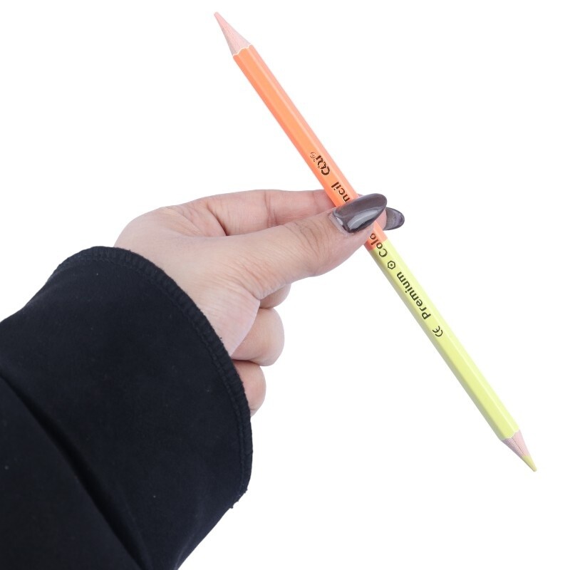 مداد رنگی 24 رنگ دو سر QQi QL/C1045