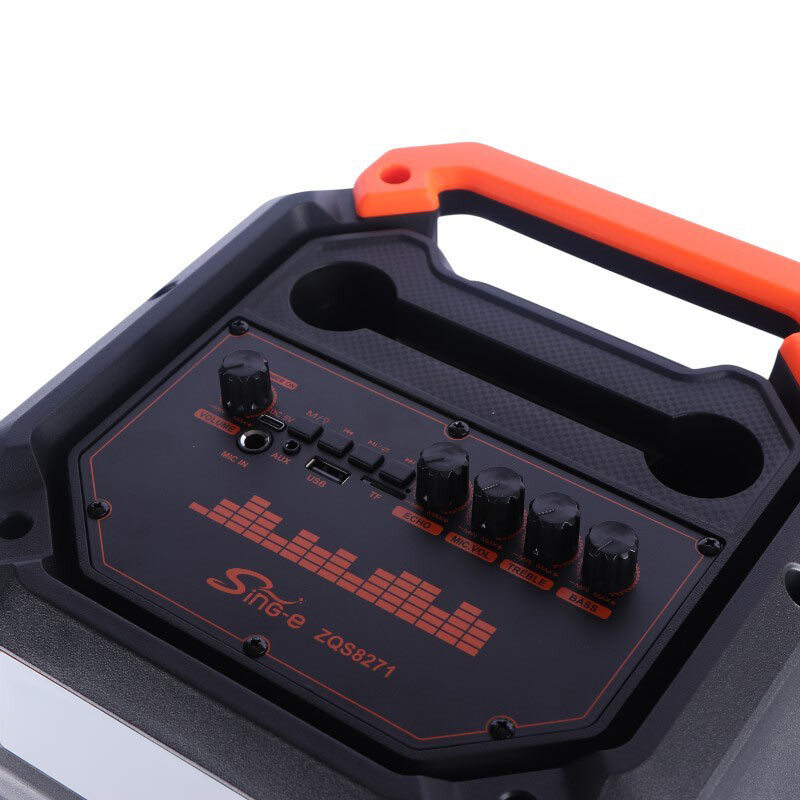 اسپیکر چمدانی بلوتوثی سینگ ای ZQS8271 + میکروفون و ریموت کنترل