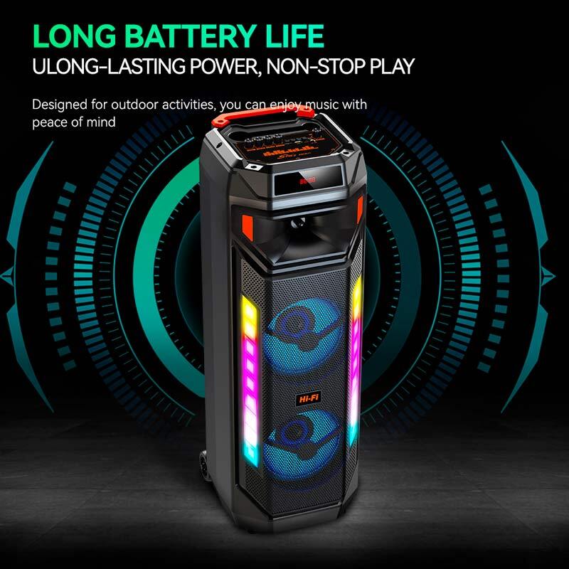 اسپیکر چمدانی بلوتوثی سینگ ای ZQS8271 + میکروفون و ریموت کنترل