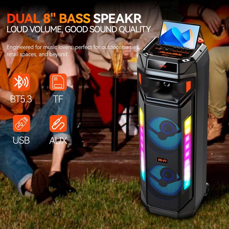 اسپیکر چمدانی بلوتوثی سینگ ای ZQS8271 + میکروفون و ریموت کنترل