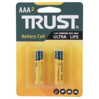 باتری دوتایی نیم قلمی تراست Ultra Life R03