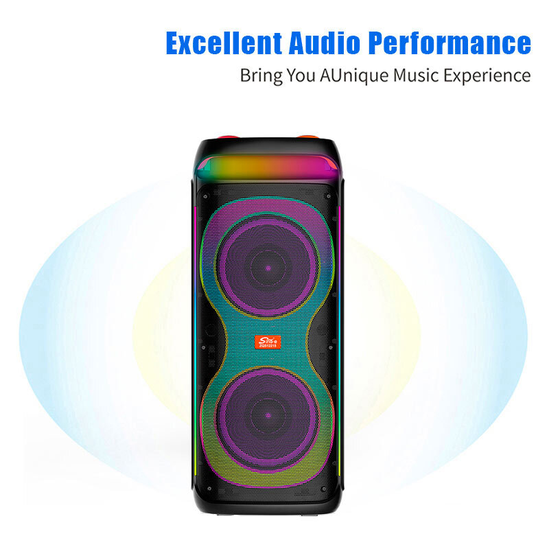 اسپیکر چمدانی بلوتوثی سینگ ای ZQS12215 + میکروفون و ریموت کنترل