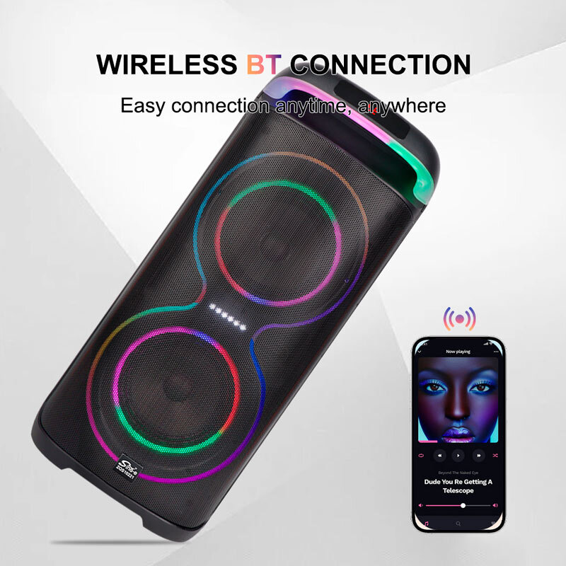 اسپیکر چمدانی بلوتوثی سینگ ای ZQS10221 + میکروفون و ریموت کنترل