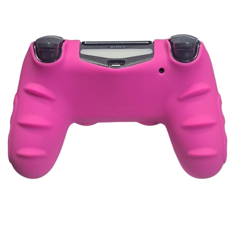 روکش دسته بازی PS4 استوپ دار زمینه صورتی