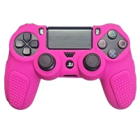 روکش دسته بازی PS4 استوپ دار زمینه صورتی