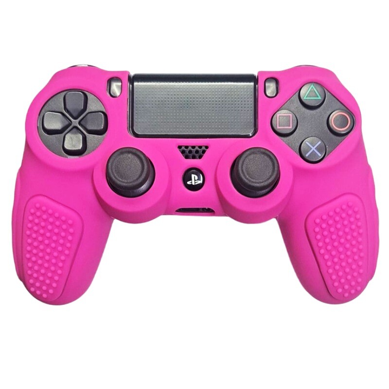 روکش دسته بازی PS4 استوپ دار زمینه صورتی