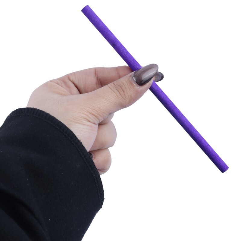 میله چوبی گرد رنگی Alef قطر 6 میلی متر بسته 14 عددی