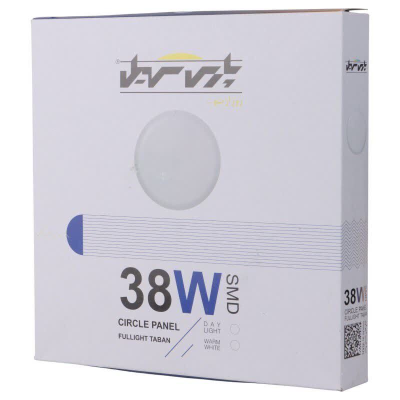 پنل تمام نور توکار گرد 38 وات فنر متغیر پارس سهیل