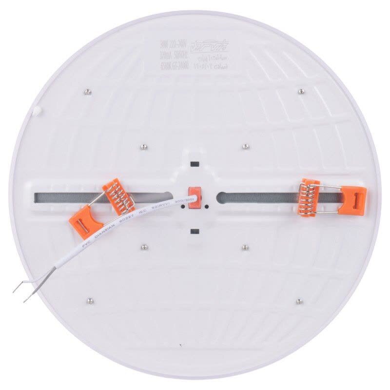 پنل تمام نور توکار گرد 38 وات فنر متغیر پارس سهیل