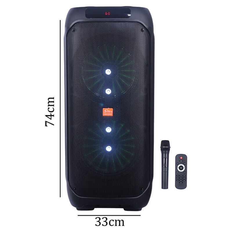 اسپیکر چمدانی بلوتوثی سینگ ای ZQS10223 + میکروفون و ریموت کنترل