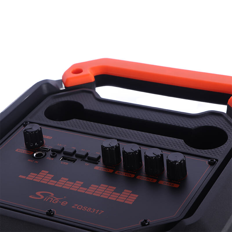 اسپیکر چمدانی بلوتوثی سینگ ای ZQS8317 + میکروفون و ریموت کنترل