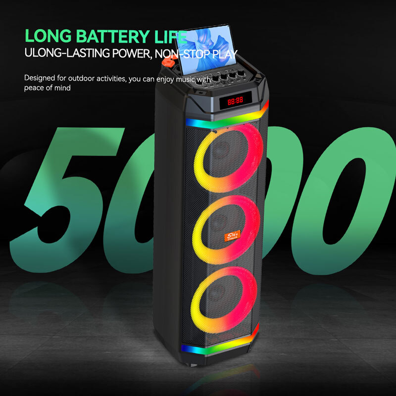 اسپیکر چمدانی بلوتوثی سینگ ای ZQS8316 + میکروفون و ریموت کنترل