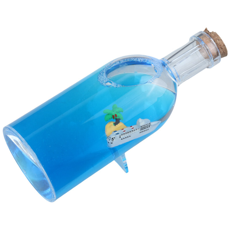 کشتی معلق دکوراتیو طرح بطری