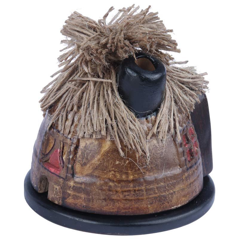 جا عودی چوبی طرح کلبه سرخ پوستی بزرگ