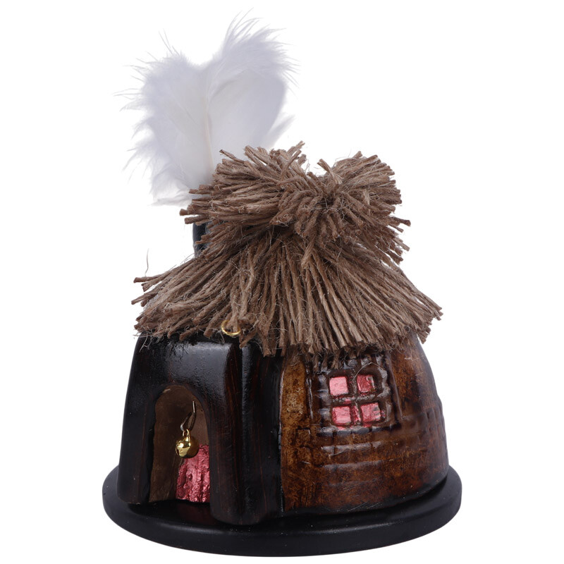 جا عودی چوبی طرح کلبه سرخ پوستی بزرگ