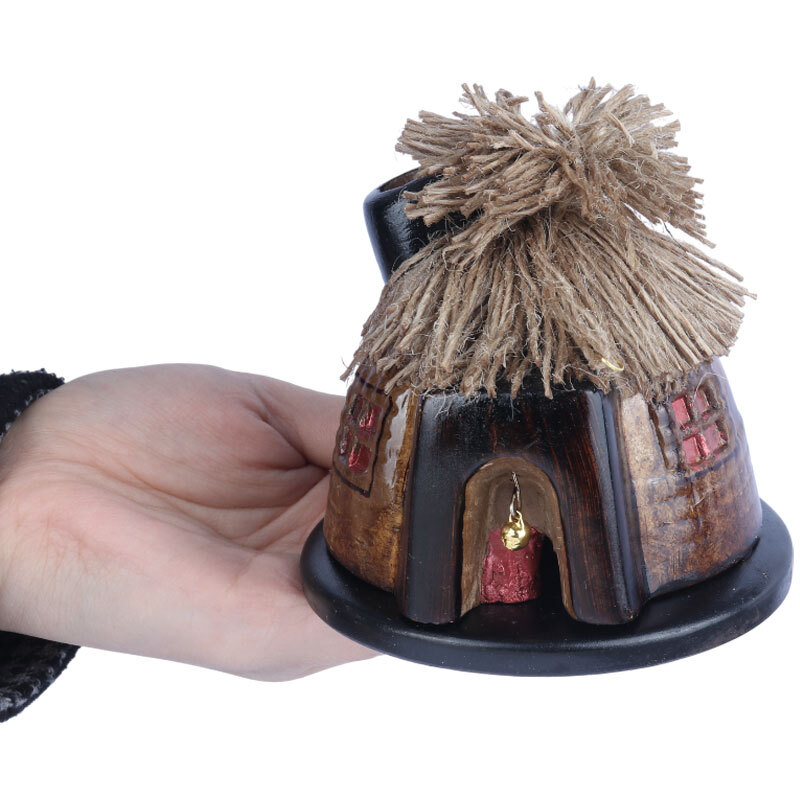 جا عودی چوبی طرح کلبه سرخ پوستی بزرگ