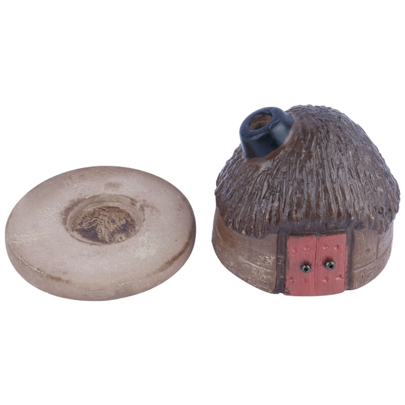 جا عودی چوبی طرح کلبه سرخ پوستی کوچک