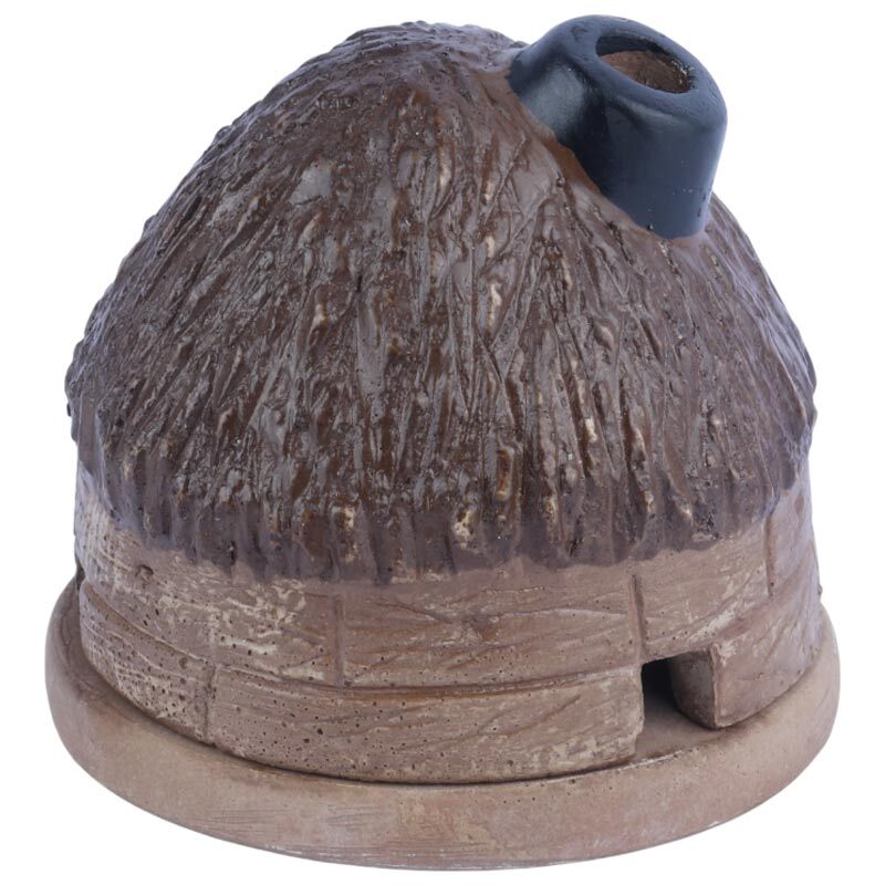 جا عودی چوبی طرح کلبه سرخ پوستی کوچک