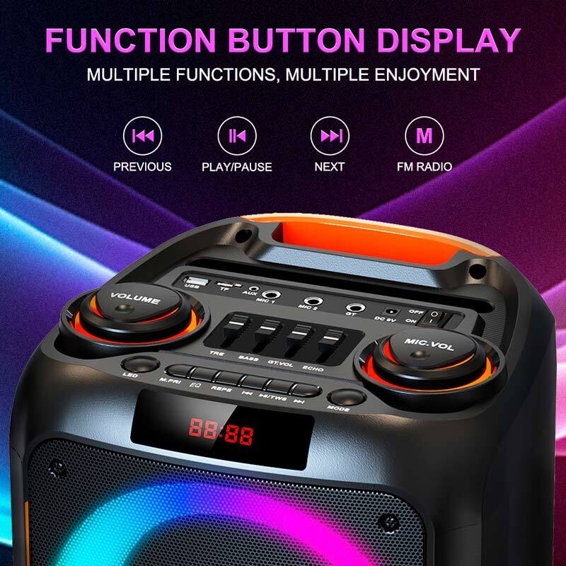 اسپیکر چمدانی بلوتوثی سینگ ای ZQS8263 + میکروفون و ریموت کنترل