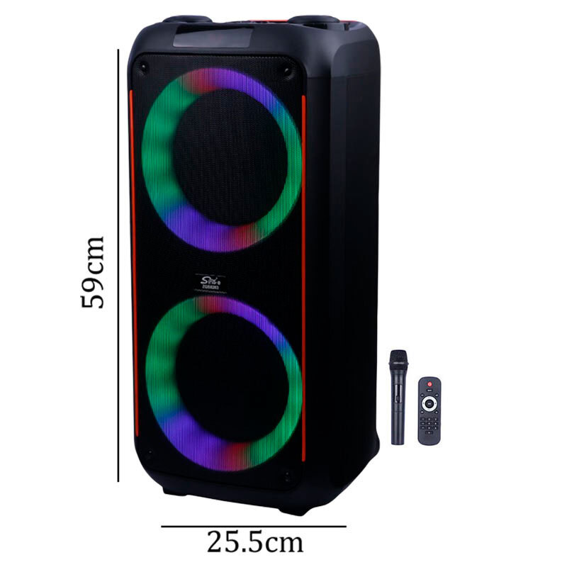 اسپیکر چمدانی بلوتوثی سینگ ای ZQS8263 + میکروفون و ریموت کنترل