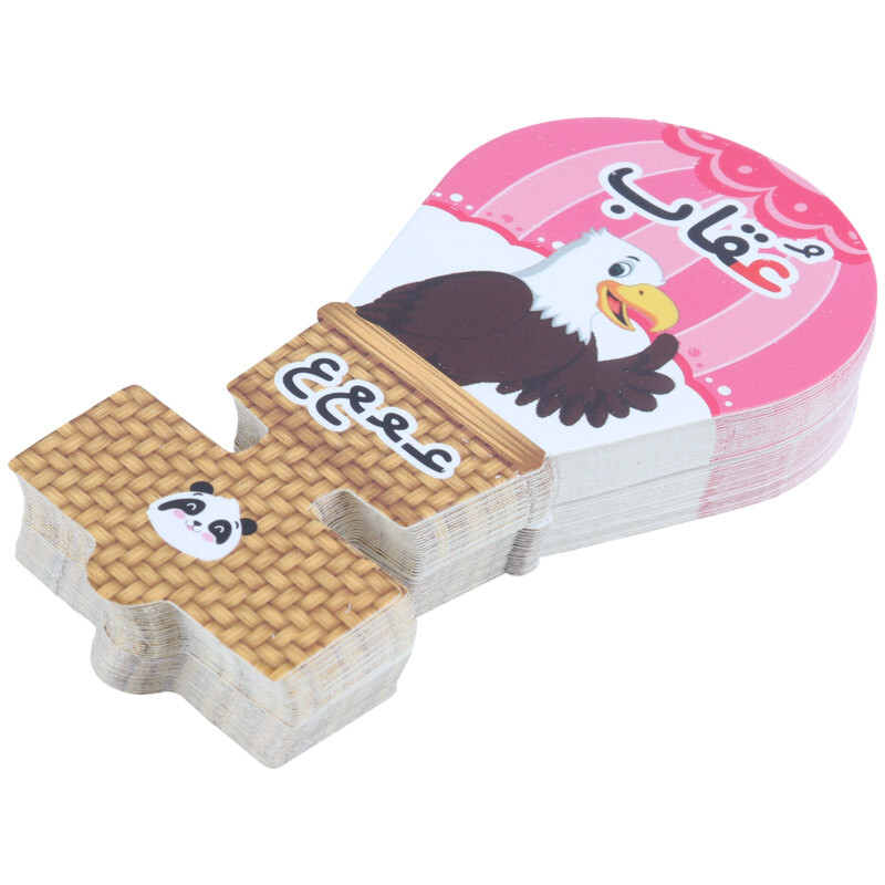 سرمدادی مقوایی حروف الفبا آموزش حرف ع بسته 40 عددی